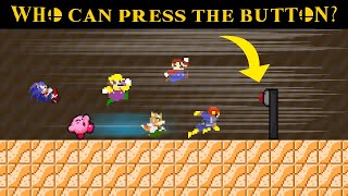 Which Smash Character can press the Button?