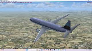 Worldwide Virtual Airways world tour 2025, Seville Spain to Prestwick Scotland.