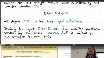 System Dynamics and Controls: Lecture 015 Input Admittance and Impedance.