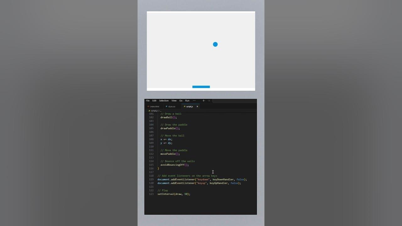 2D breakout game using HTML and CSS by Ansh developer. - YouTube