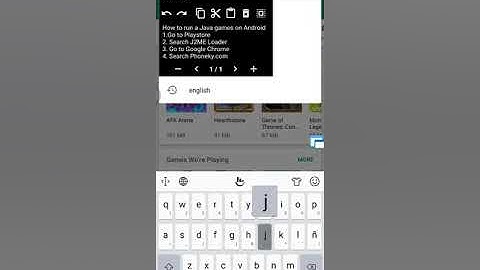 How to run a Java Games on Android