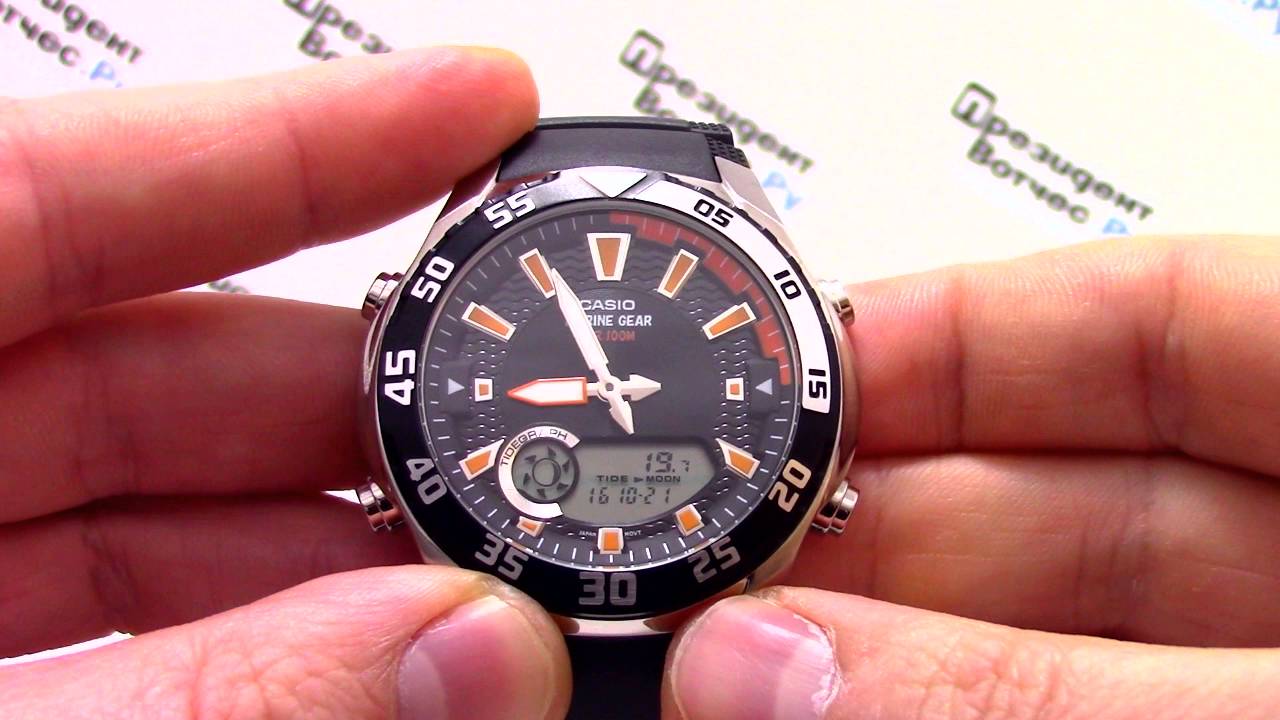 Инструкция к часам casio marine gear wr 100m