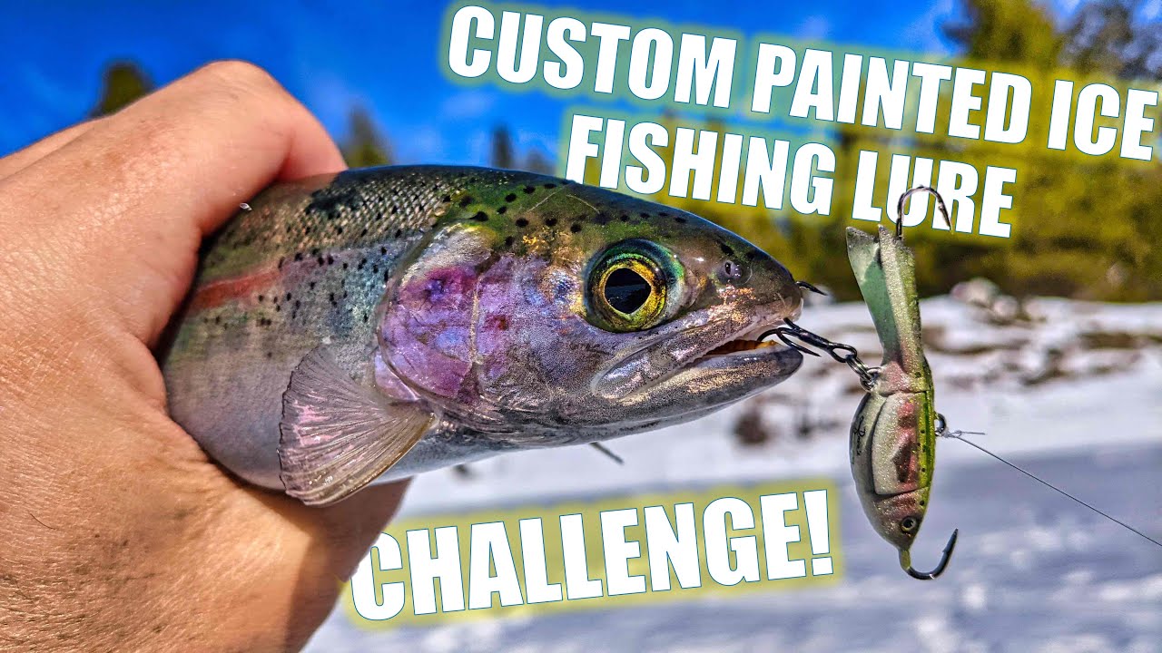 Custom Ice Fishing Lure Challenge [Acme Hyperglide Trout Fishing