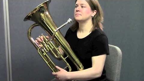 Baritone - Posture, Hand Position, and Embouchure