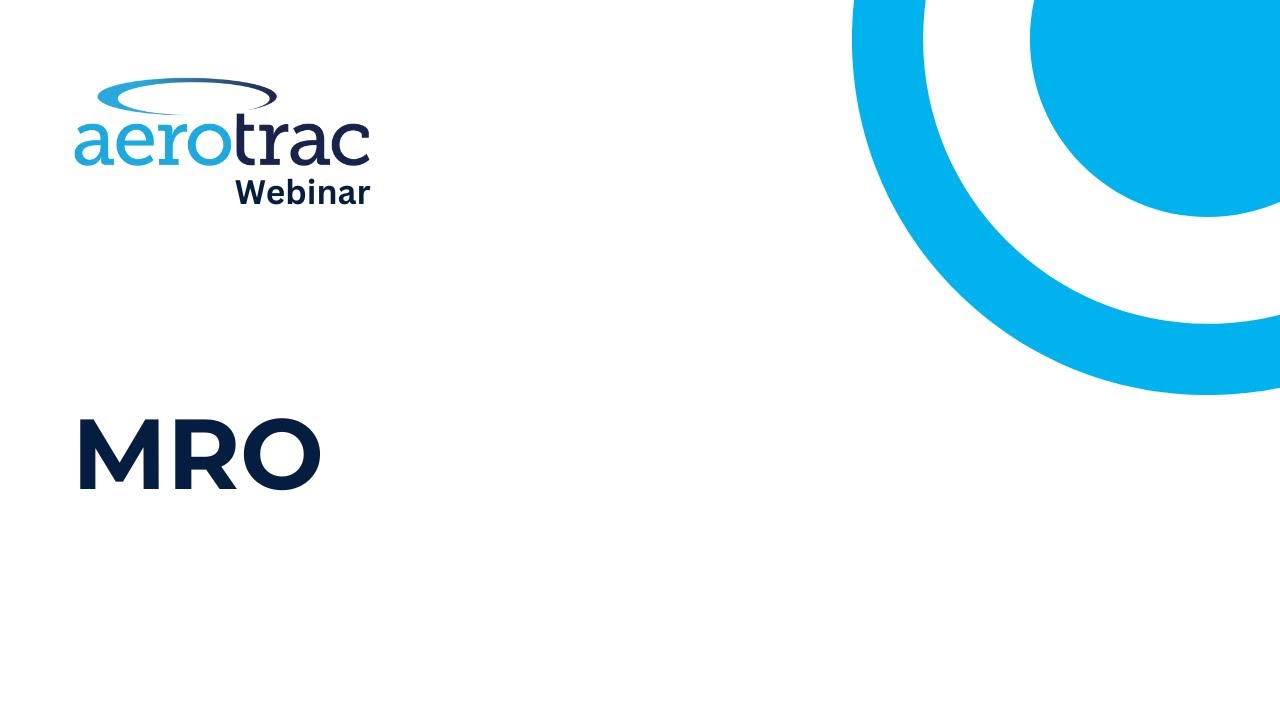 Webinar - MRO