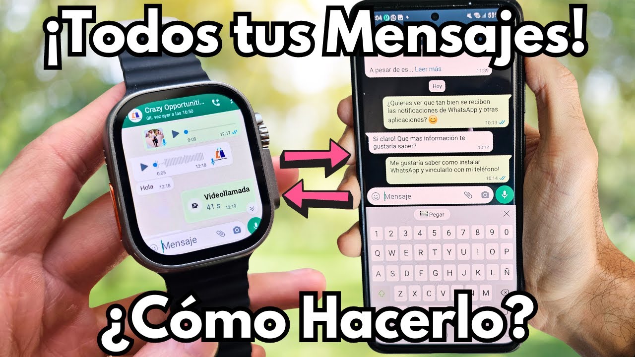 WhatsApp en tu SMARTWATCH ✅️ ¿Cómo instalarlo y Vincular tus Chats? 