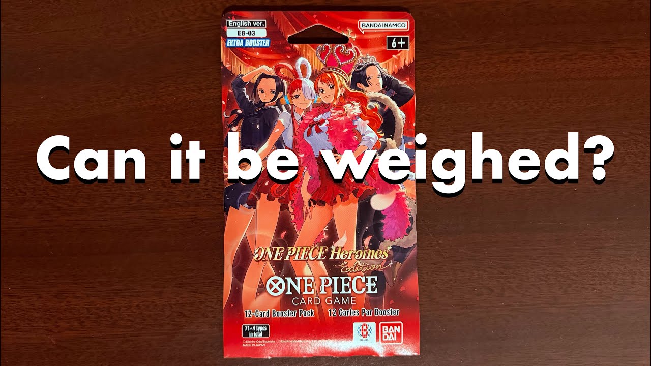 Can it be weighed? EB03 Sleeved packs (REDUX)