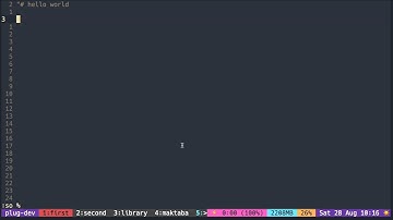 Vimscript Tutorial: Hello world