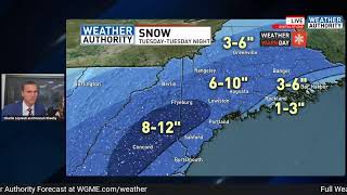 Maine s first significant storm of the season begins to move out