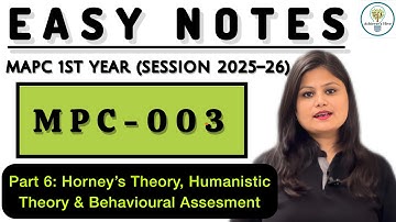 Easy Notes - Dec 25 Paper 3 Part 6 MPC003