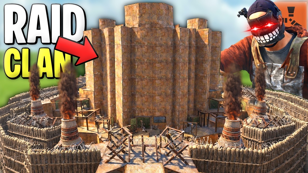 Clan Tower Rust Raiding a MASSIVE CLAN BASE thats Mysterious! | Rust - YouTube
