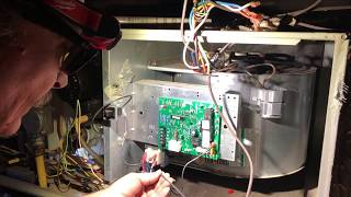 How to replace Trane Gas Furnace control board TUC1B060