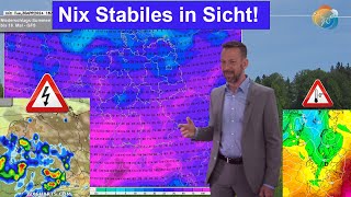 Auf in den mäßigen Mai mit Gewittern &amp; der Gefahr der Eisheiligen! Wettervorhersage 01.-08.05.2024.