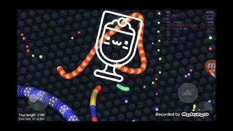 Slither Girl=MY FIRST TIME WHIT YOUTUBE IN SLITHER.IO!!!