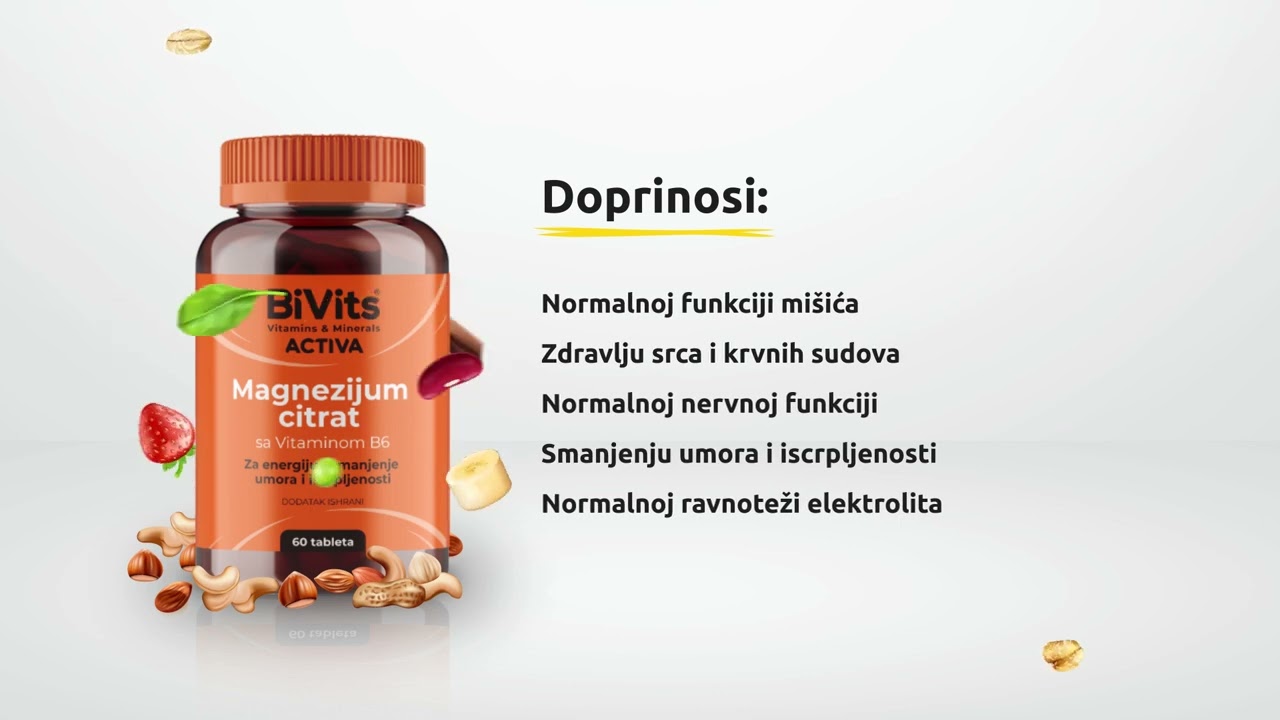 BiVits ACTIVA - Magnezijum citrat
