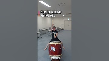Thumbnail of japanese drum taiko2 #shorts #japan #japanesedrums  #shortsvideo #taiko #shortvideo #wadaiko