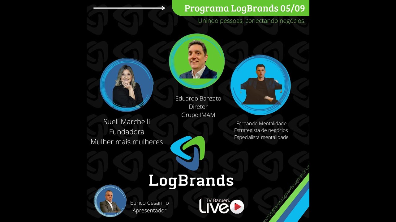 Sueli Marchelli, Eduardo Banzato E Fernando César | Programa Logbrands Com Eurico Cesarino #2