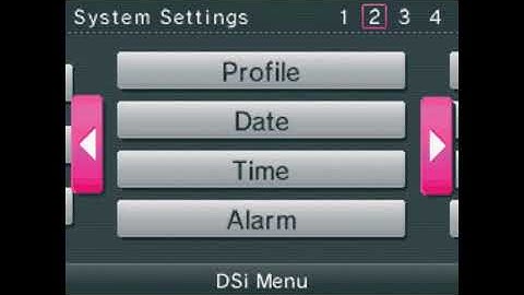 Nintendo DSi - System Settings Theme HD