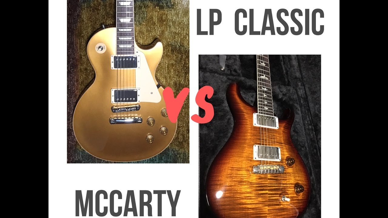 PRS McCarty vs Gibson Les Paul Classic w/Marshall Silver Jubilee 2555x