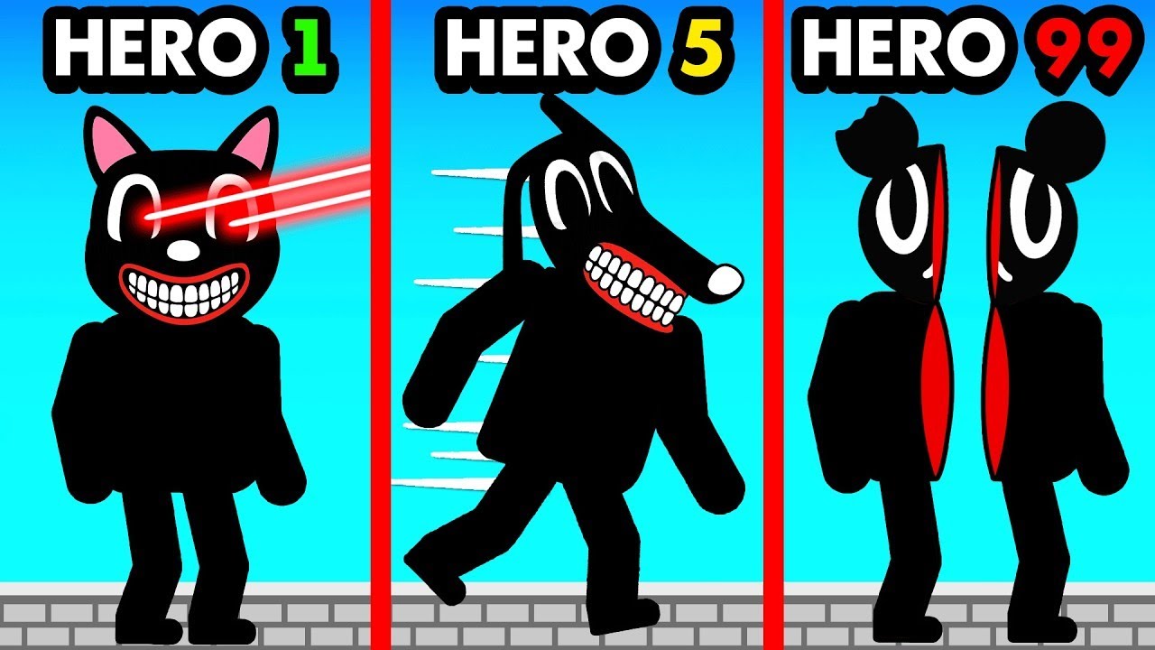 Mejorando A Los SUPER HÉROES DE CARTOON MONSTER