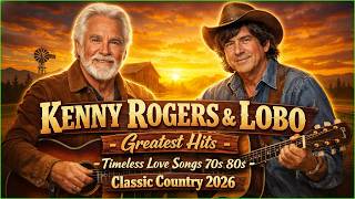 Kenny Rogers U0026 Lobo Greatest Hits  Timeless Love  70s 80s  Classic Country 2026