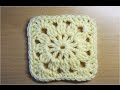 四角モチーフ４　かぎ編みの基本　How to Crochet Square Motif / Crochet and Knitting Japan