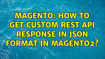 Magento: How to get CUSTOM REST API Response in JSON FORMAT in MAGENTO2?