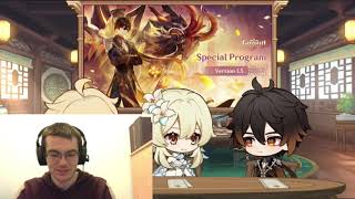 Famous Genshin Impact Version 1.5 Special Program - Reaction Video Wealth
