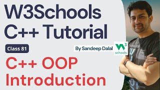 C++ Tutorial • C++ OOP • W3Schools • Object Oriented Programming using C++ Tutorial