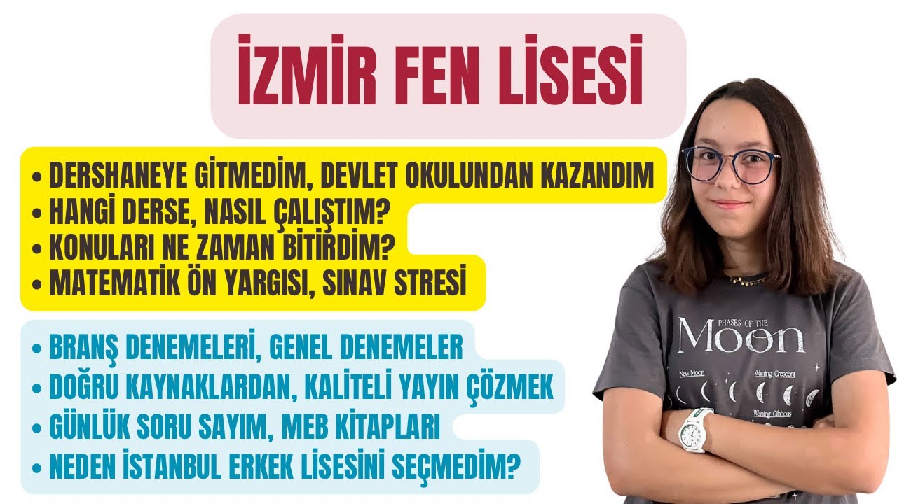 Dershaneye Gitmeden Derece Yapmak ve LGS ye Nasıl Hazırlanılır? İzmir Fen Lisesini Nasıl Kazandım?