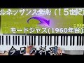 15世紀～1960年代までの音楽史が分かる「今日の料理」を弾いてみた