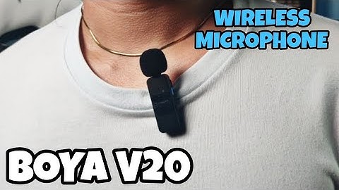 BOYA BY V20 Wireless Type C Microphone Review
