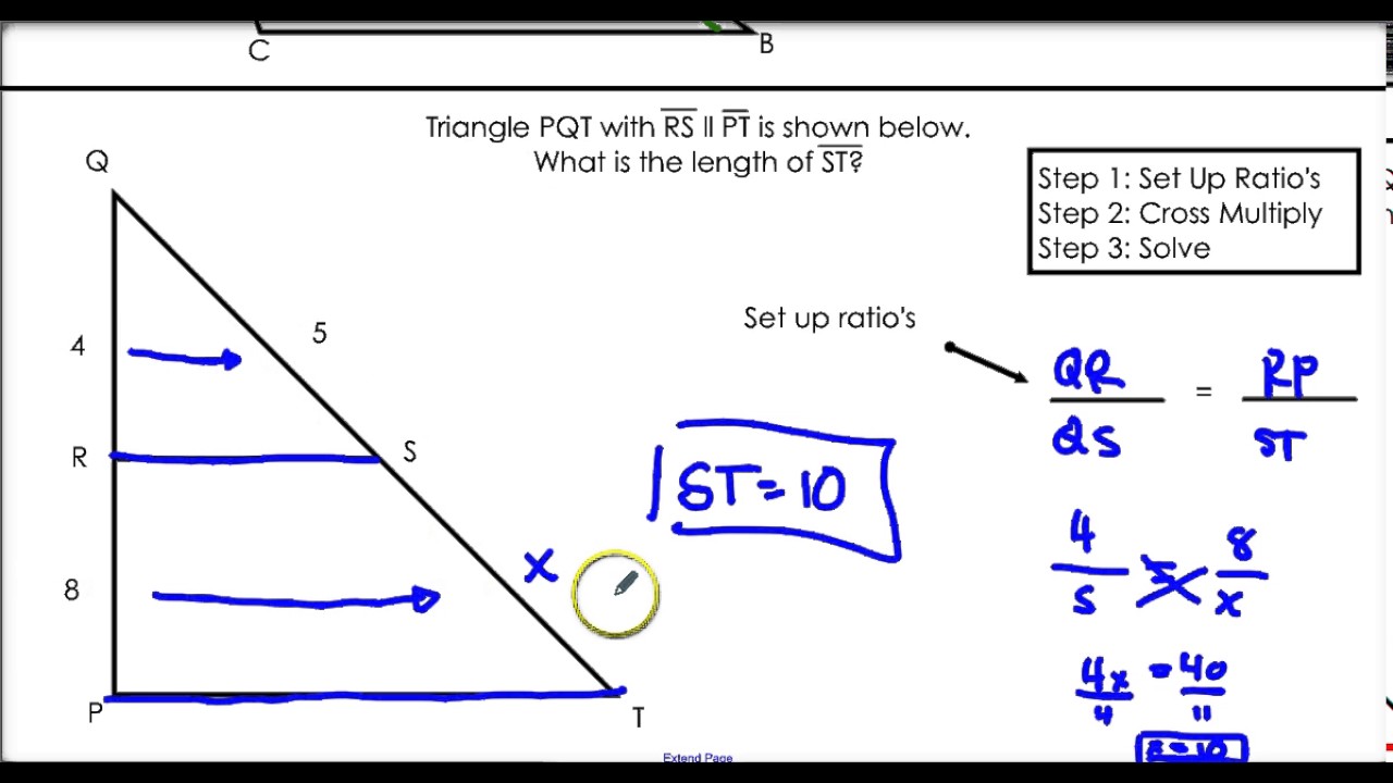 3.2 - Side Splitter Theorem - YouTube