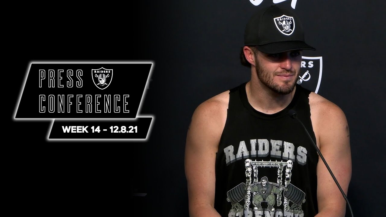 coach bisaccia and derek carr presser 12 8 21 nfl oakland news now sf bay area east bay california world