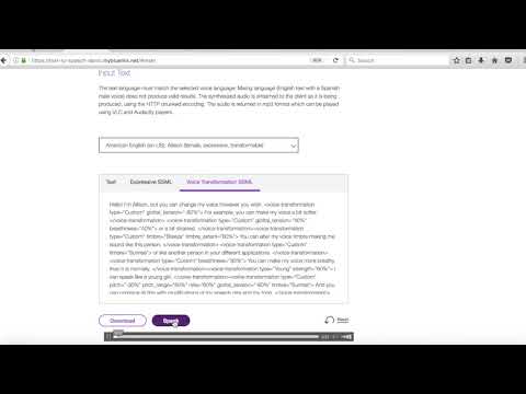 IBM Watson Text