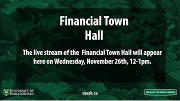 Strategic Finance Office Town Hall