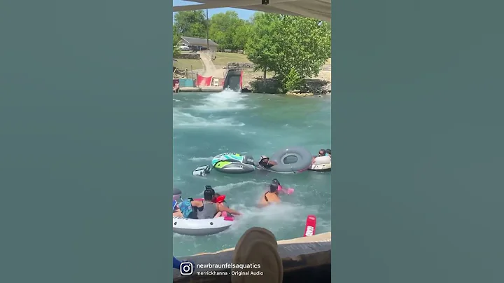 Trippin Fallon saving lives at the tube chute! #ne...