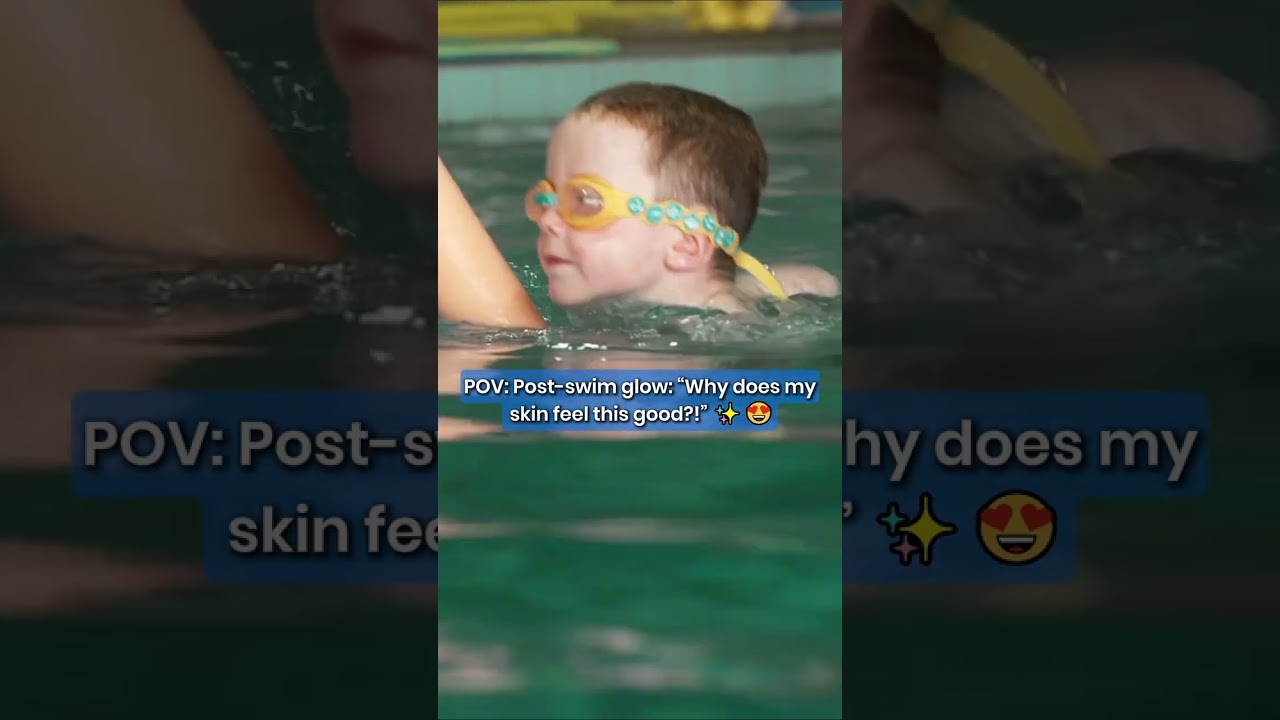 POV: Post-swim glow: “Why does my skin feel this good?!” ✨😍