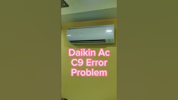 Daikin Ac C9 error problem  | No Cooling | Ac Service #airconditioner #airconditioning  #shorts #yt