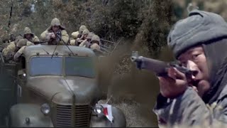 AntiJapanese Film!Chinese snipers ambush a small Japanese squad,taking them out with precise shots!