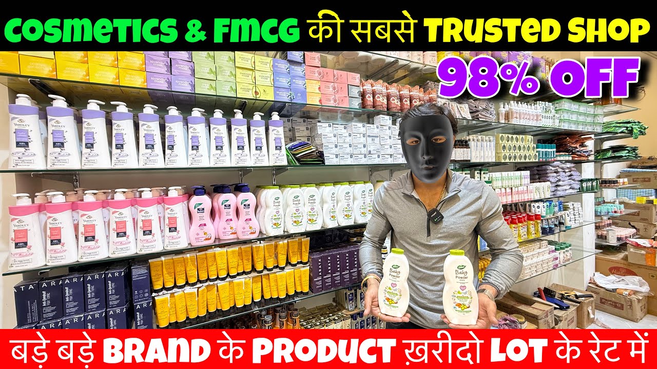 98% Discount🔥😍 | Branded Cosmetic Wholesale Market | Cheapest FMCG Products Wholesale Market