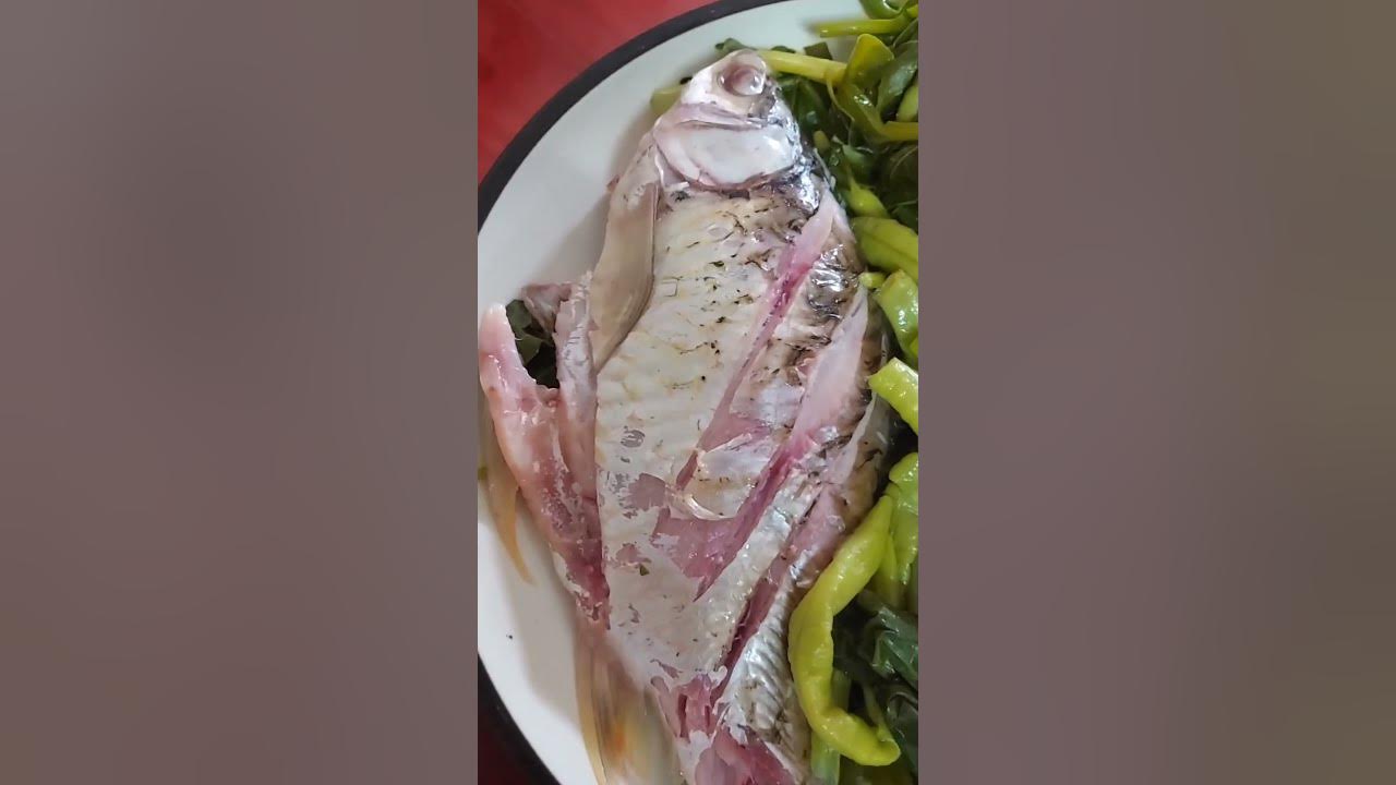 ปลาส้ม ปลาตะเพียนนึ่งผัก - Youtube