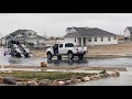 HOUSTON MOVE - STAGE 1 - TWO OF OUR TRUCKS LOADING FOR TRANSPORT TO HOUSTON