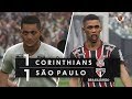 CORINTHIANS 1 x 1 SÃO PAULO NO PES 2019 - BRASILEIRÃO | NARRAÇÃO DE MILTON LEITE