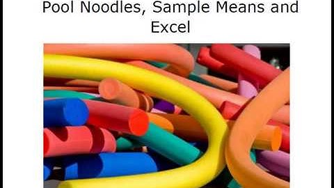 Sampling Distribution of Sample Means Using Excel
