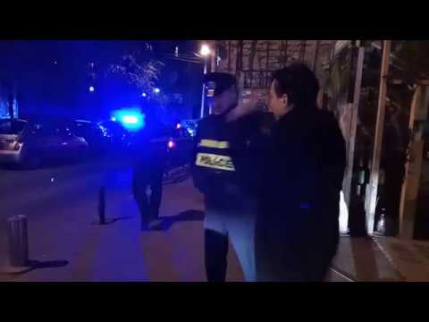 My friend successfully solves a problem with cops