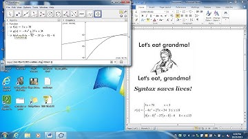 Graphing piecewise on geogebra