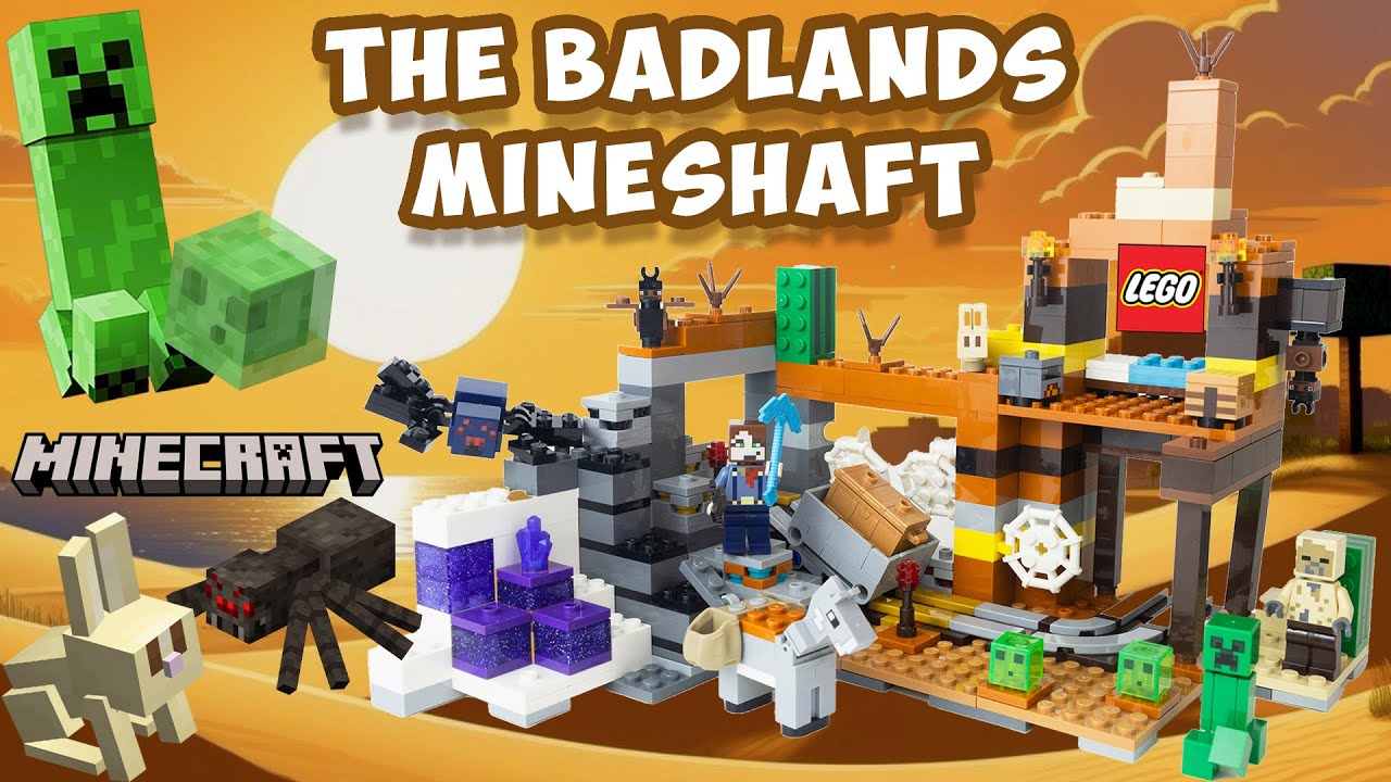LEGO Minecraft The Badlands Mineshaft (21263) | Speed Build & Review 2024