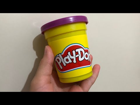 Play-Doh İle Mor Pofuduk Slime Yaptım! - Oyun Hamuru İle Slime Tarifi - OyunTanrıçası TV