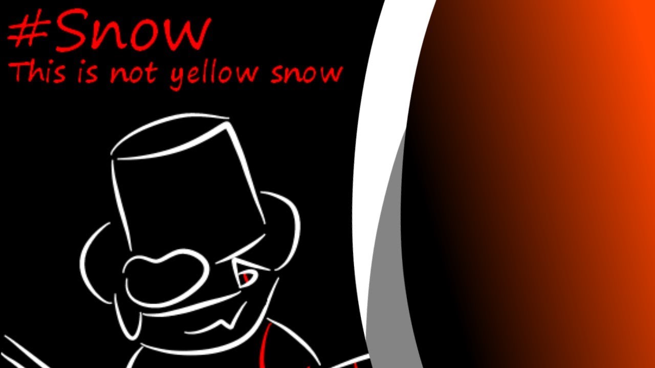 games people play Inktober 2019 Day 11 Snow....is not yellow snow